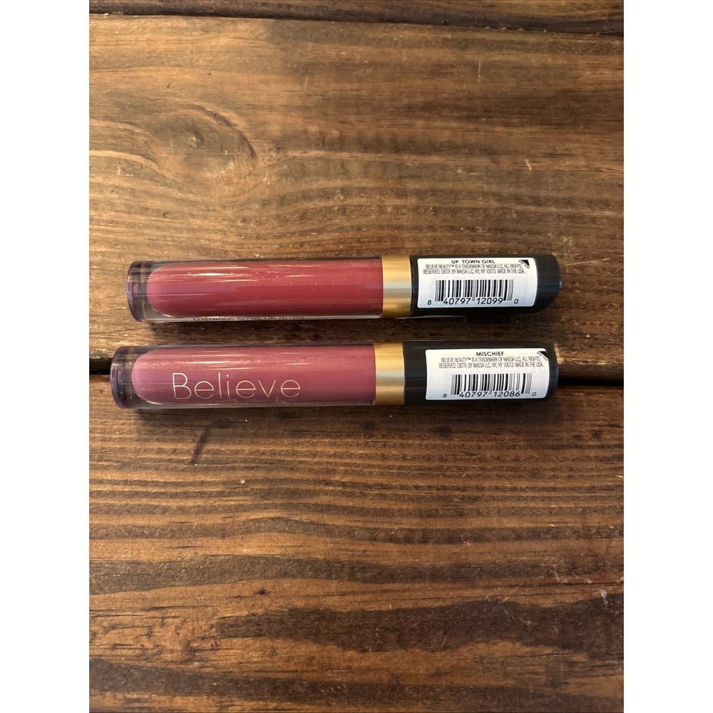 2 - Believe Beauty Velvet Matte Lipsticks- Up Town Girl & Mischief - 0.15 fl oz - Picture 1 of 3